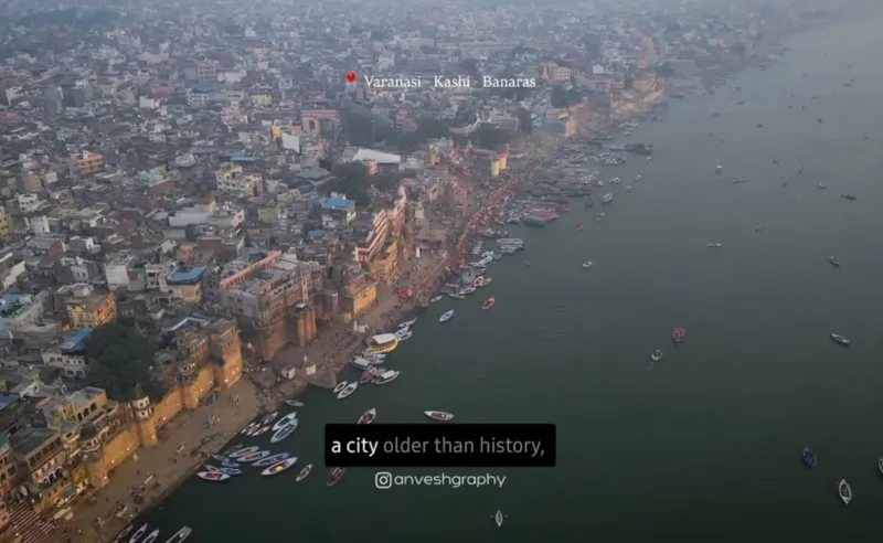 Kashi Ka Viral Video: Asmaan Se Dekho Banaras Ki Shaan!