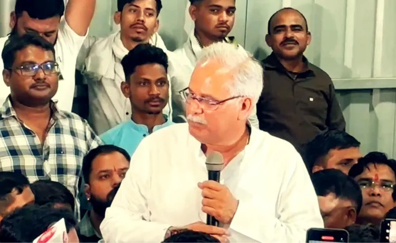 ED Raid: Baghel bole, ‘BJP frustrated hai!’