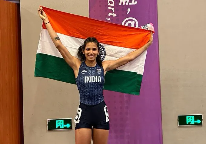 Jyothi Yarraji Shatters National Record, Wins Gold in France!