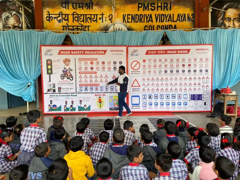 Hyderabad mein Honda ki Road Safety Pathshala!