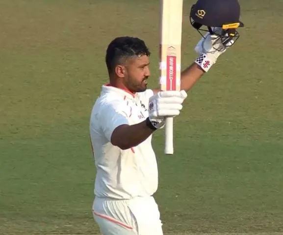 Karun Nair’s Ton Powers Vidarbha in Ranji QF