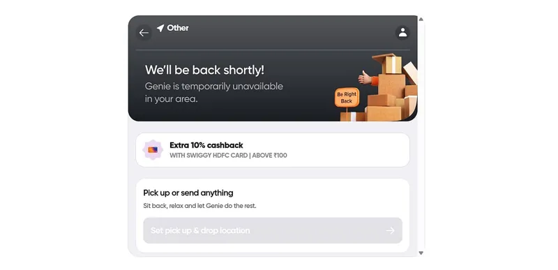 Swiggy Genie Offline: Kya Scene Hai?