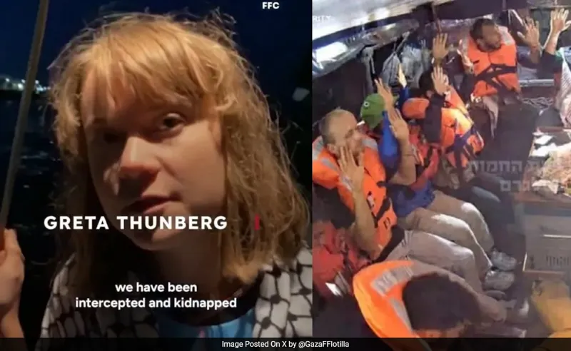 Israeli Navy ne Gaza Ship ko Pakda, Greta Thunberg bhi Thi!