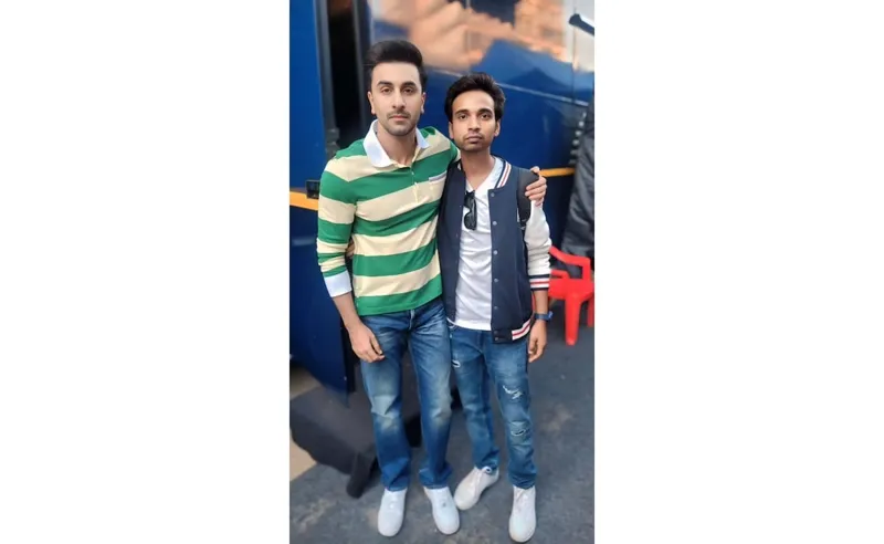 Fan Meets Ranbir Kapoor During Shoot