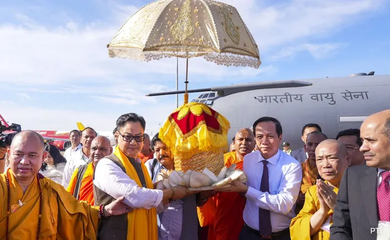 Buddha ke Relics Vietnam pahunche! Kya baat hai!